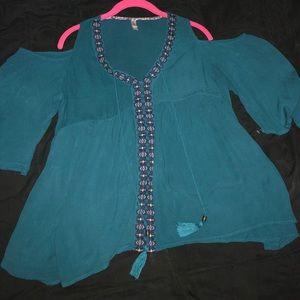 Xhilaration Embroidered Blouse